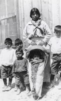 Unidentified Native American family: photographic print