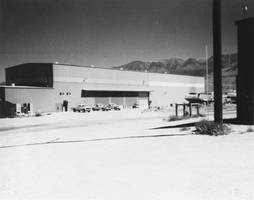 Maintenance shop, Round Mountain Gold Corporation: photographic print