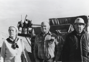 Three identified men at Ophir Canyon, Toiyabe Mountains, Nevada: photographic print