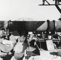 Trommel screen, part of the placer mill: photographic print