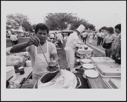 Cinco De Mayo celebration organized by Eddie Escobedo Sr. and the Mexican Patriotic Committee at Freedom Park, East Las Vegas, Nevada: black-and-white photographs