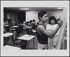 Dora Tevez Herrman teaches English as a Second Language (ESL) to members of the Nevada Association of Latin Americans (NALA) in Las Vegas, Nevada: black-and-white photographs