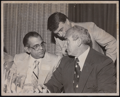 Arturo Cambeiro, Bill Briare, and Mike O'Callaghan: black-and-white photographs