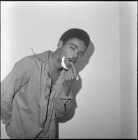 Set of photographs of James Heathman showing injuries