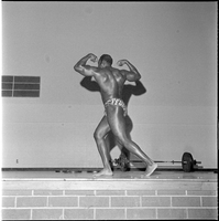 Set of photographs of gymnastics program at Doolittle