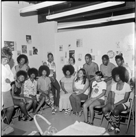 Set of photographs including Earl Swift at Voter's League, Nora Wilson at Kellars, sorority at Kellars, State Convocation at Upperoom, Youth Activities Program at C.E.P., Auston at C.E.P., and Al Dunn