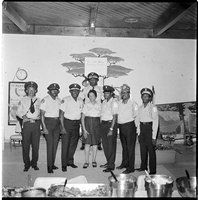 Set of photographs including Mrs. Aderholt's party, Reverend Kline's anniversary, bowling tournament, and banquet at Elks