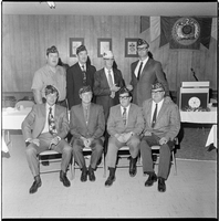 Set of photographs including American Legion installation (for Veterans News), Little League, and Fryson Upholstery