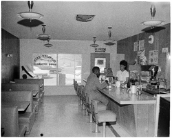 Set of photographs including Quality Cafe, and McCoy Tennis Club