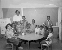 Set of photographs including Mrs. Simmon's class