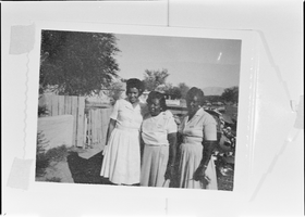 Set of photographs including Ernest Harris and Women's Progressive League