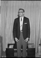 Set of photographs including Calton's negative, Calton and Vera