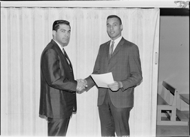 Set of photographs including J. B. McMillian Jr. baby christening, and Charles English