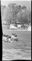 Set of photographs including an Easter egg hunt for Operation Independence Child Care Center