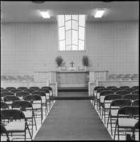 Set of photographs including the Beautician's Banquet at Ruben's, Reverend Bennett and friends, and New Zion Church chapel