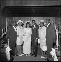 Set of photographs including William Banks' wedding and Kappa's Guide-Right Program