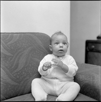 Set of photographs including Thema's baby, a ground breaking, Mrs. Singleton's birthday, and singers at Town Tavern