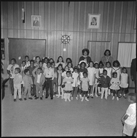Set of photographs including family reunion, Trina & Bridget Daniels, baby contest, and Joyce Grayson