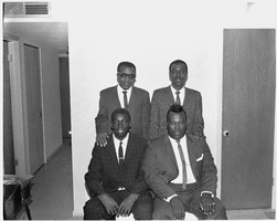 Set of photographs including Windsor Homes groundbreaking and Quartet Spiritual group: image 001