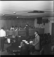 Set of photographs including El Rio Club, Wolfman Jack, salesman at Ford, and Home Extension Program: image 001