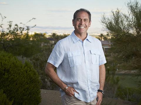 William 'Bill' Mason outside of his Las Vegas home.