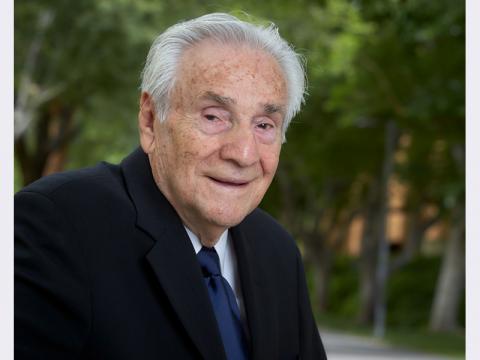 Portrait photograph of George Levine, 2016