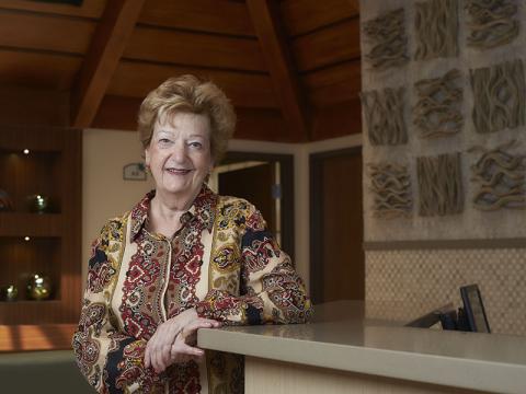 Priscilla Schwartz in her Las Vegas, NV home.