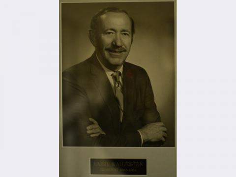 Portrait of Harry Wallerstein