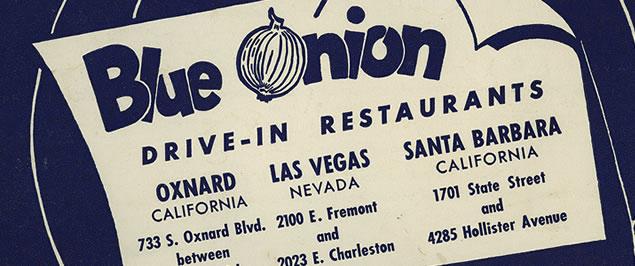 Blue Onion Drive-In Restaurant, menu Blue Onion Drive-In Restaurant, menu