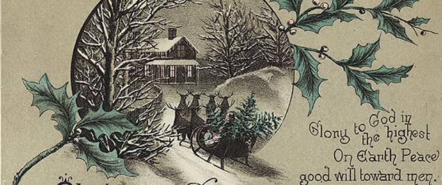 Christmas menu, The Palmer, December 25, 1883
