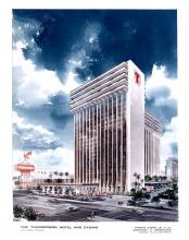 Thunderbird Hotel tower, early 1970s