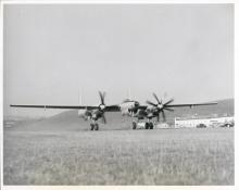 XF-11 taking off. A little more than an hour later Hughes crashed into a house in Beverly Hills.
