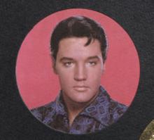 Elvis on the Showroom Internationale menu, 1969