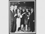 Photograph of Art Lurie (back-center) and friends, 1950s