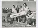 Tommy McDonald, Merv Adelson, Gaby Whitaker, Irwin Molasky, Valda Boyne Esau, and Howard Capps, 1961
