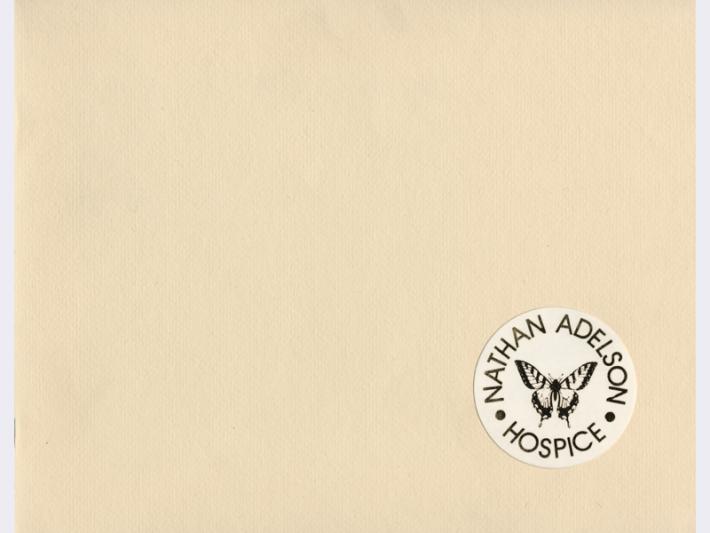 Brochure for Nathan Adelson Hospice, 1980