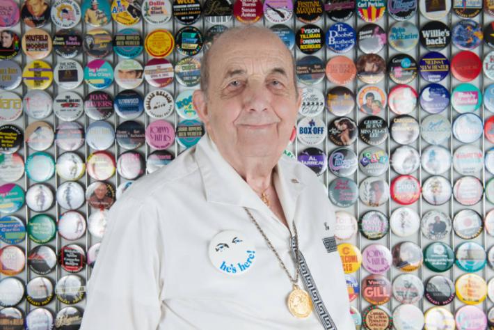 Gary Sternberg in his Caesars Palace dealer uniform, 2015