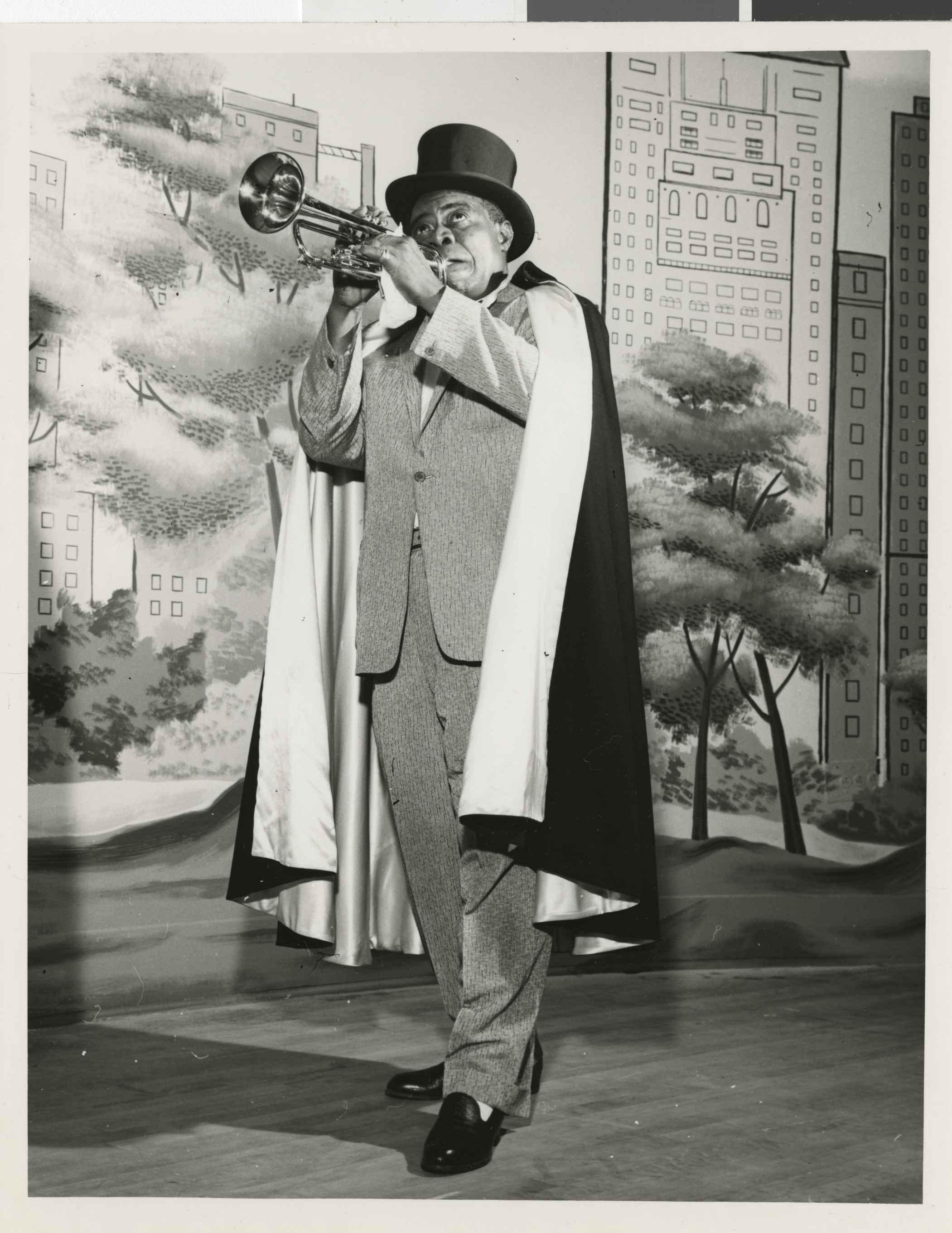 Publicity and performance photographs of Louis Armstrong, 1953-1968