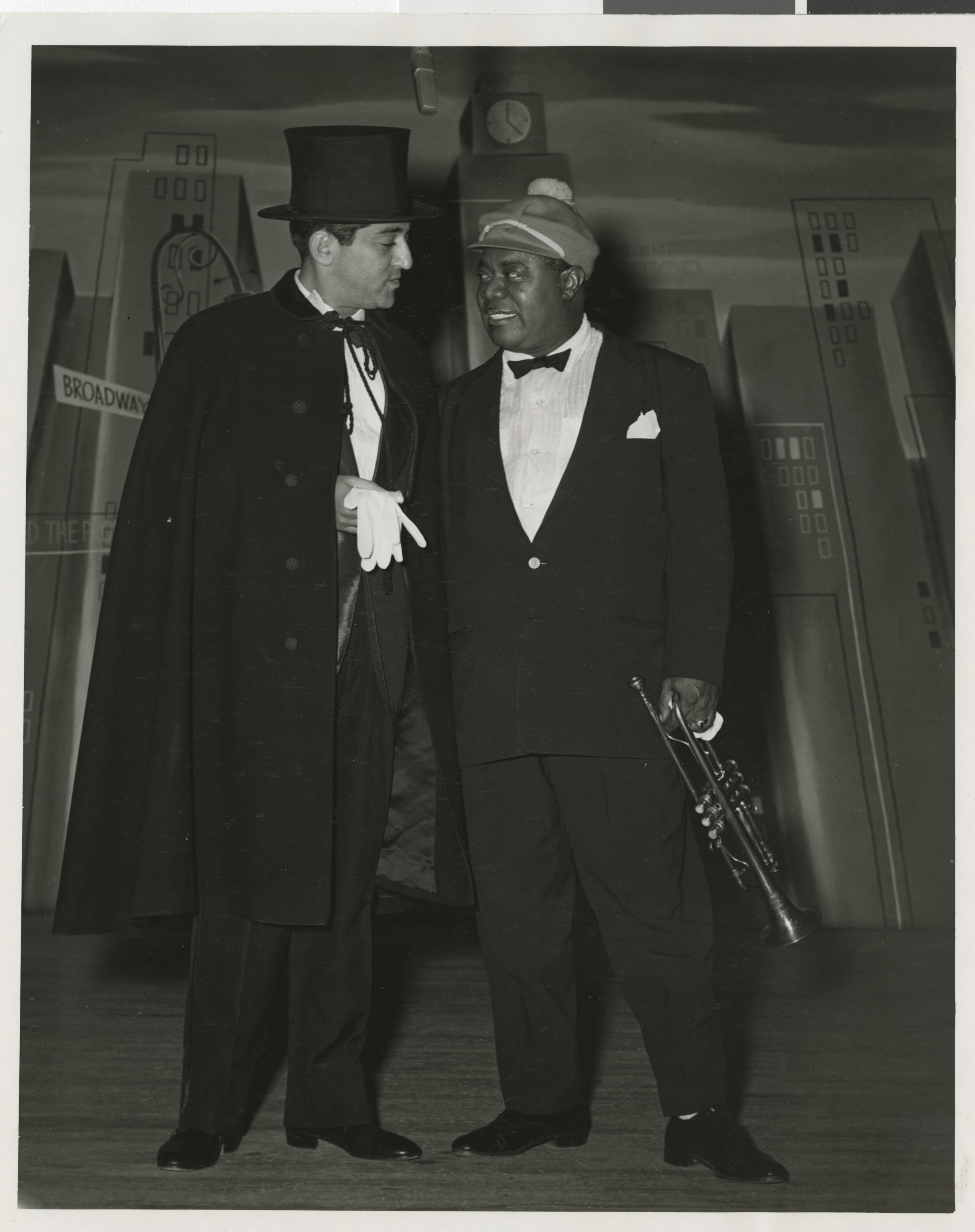 Publicity and performance photographs of Louis Armstrong, 1953-1968