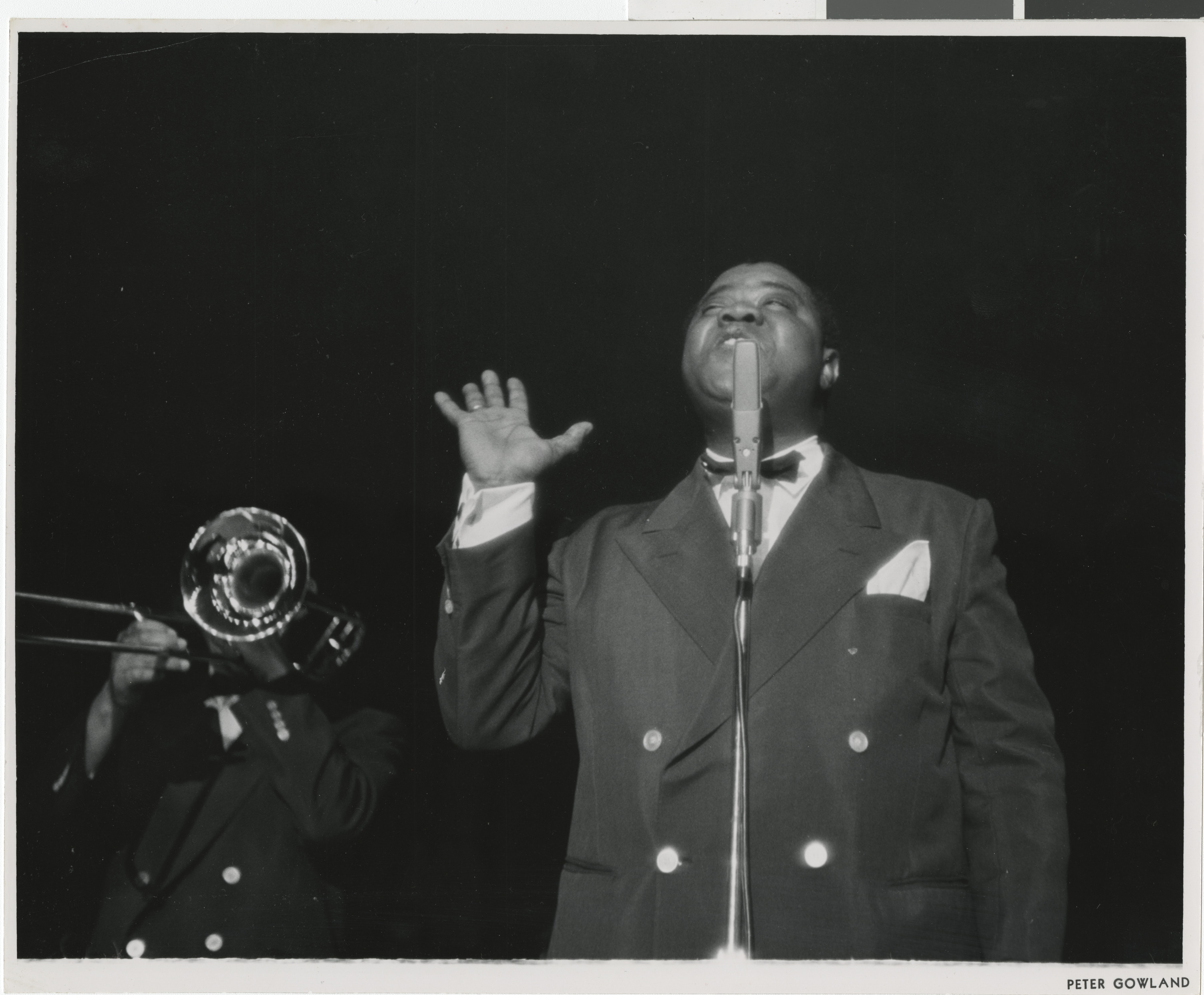 Publicity and performance photographs of Louis Armstrong, 1953-1968