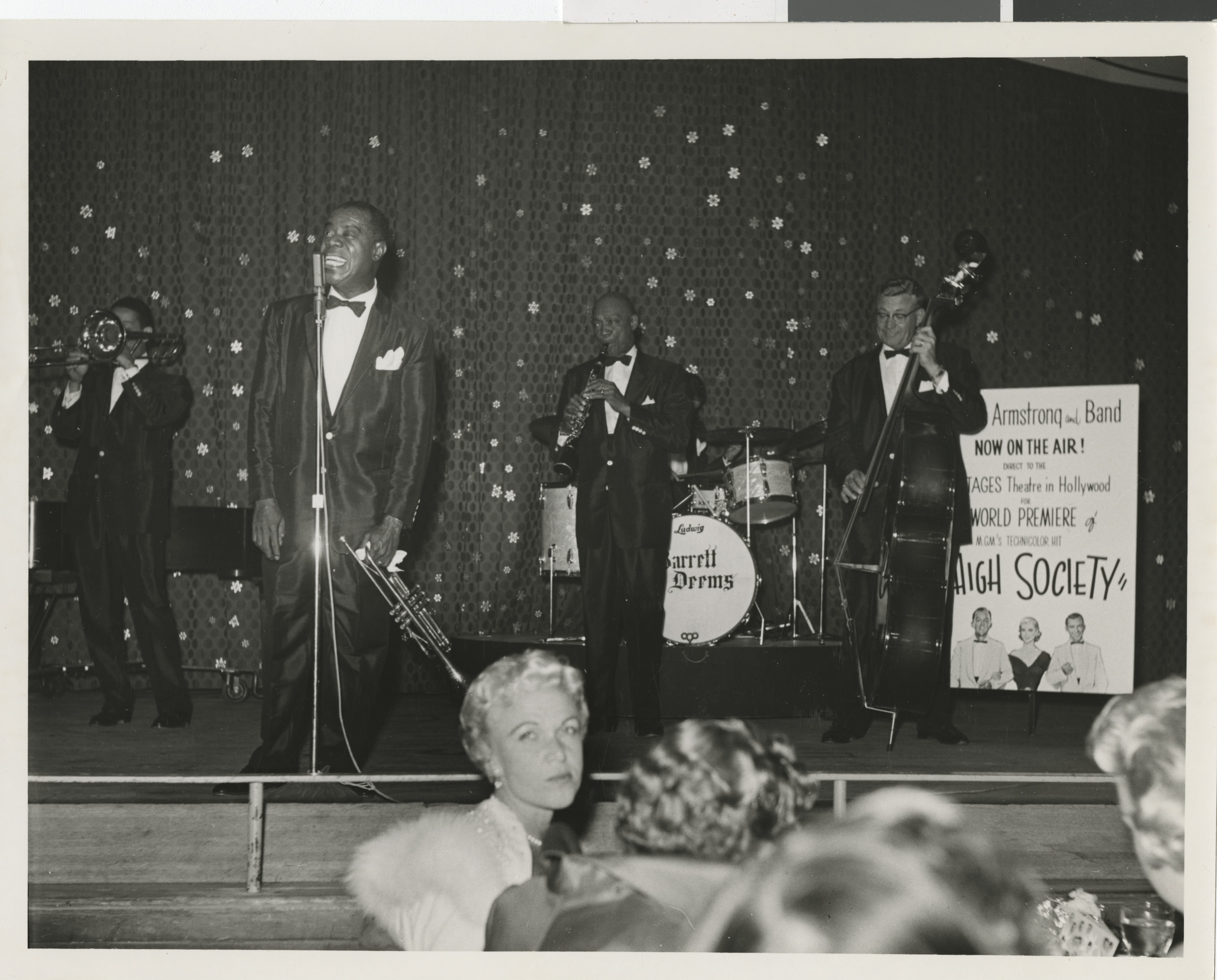 Publicity and performance photographs of Louis Armstrong, 1953-1968