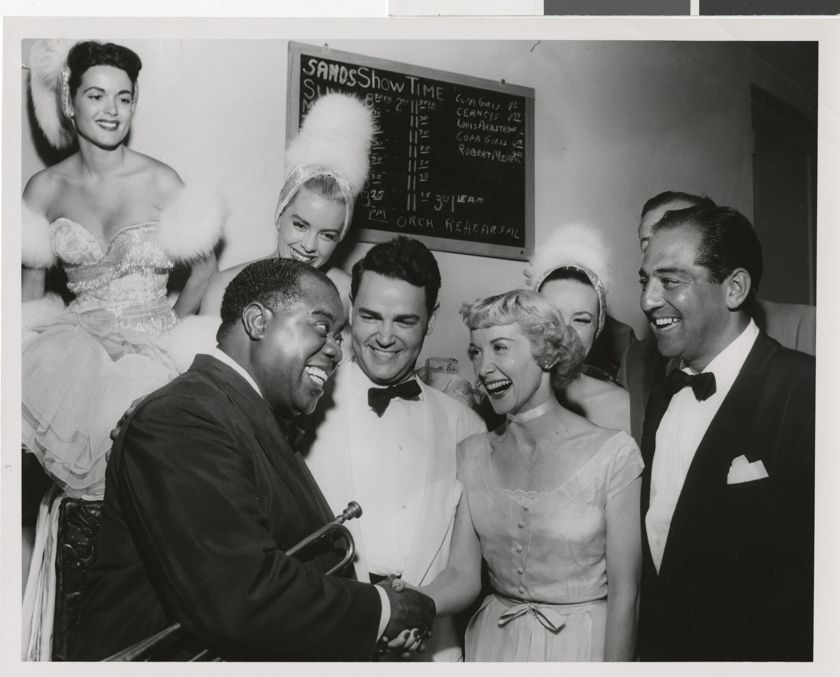 Publicity and performance photographs of Louis Armstrong, 1953-1968