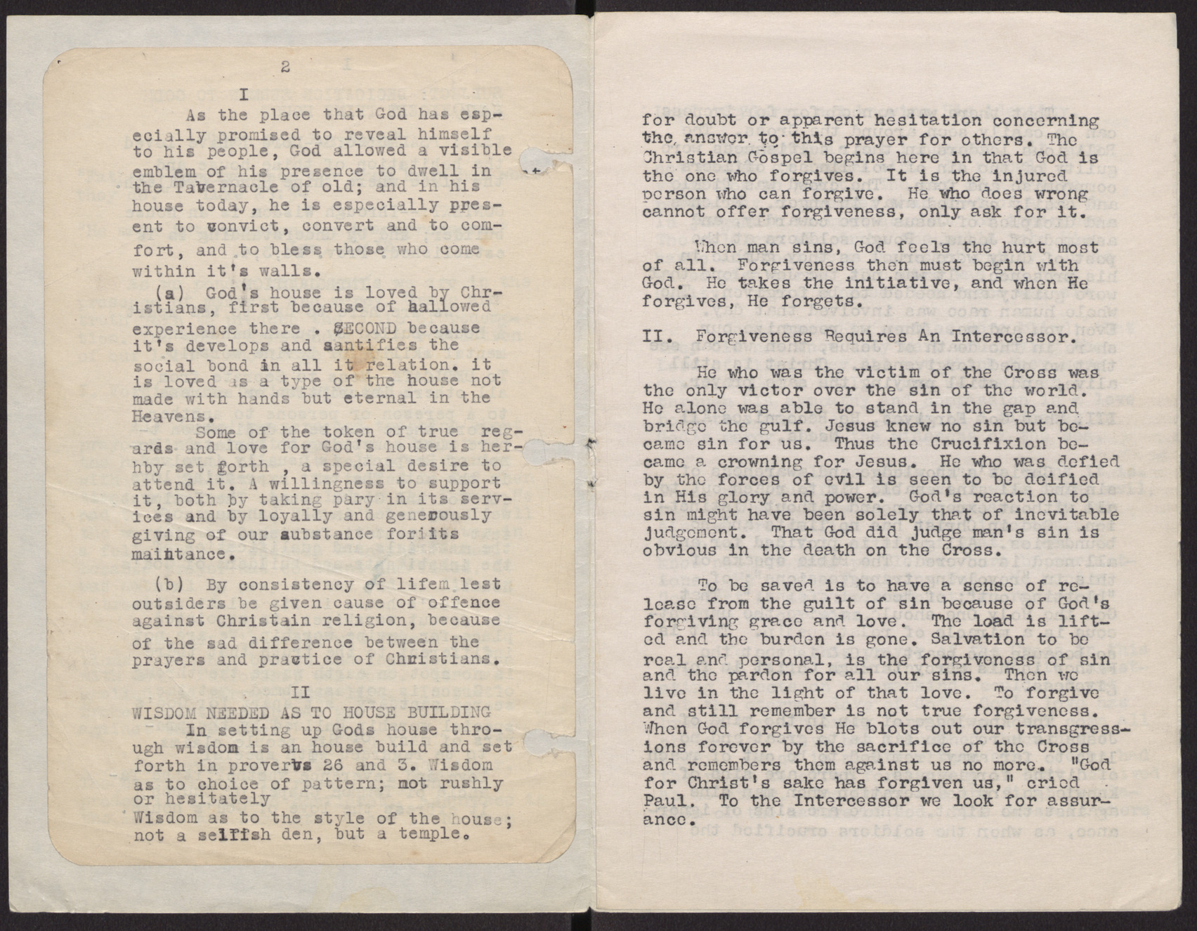 Pamphlet, When God Forgives, by Marion H. Wheeler, no date (5 images), page 3