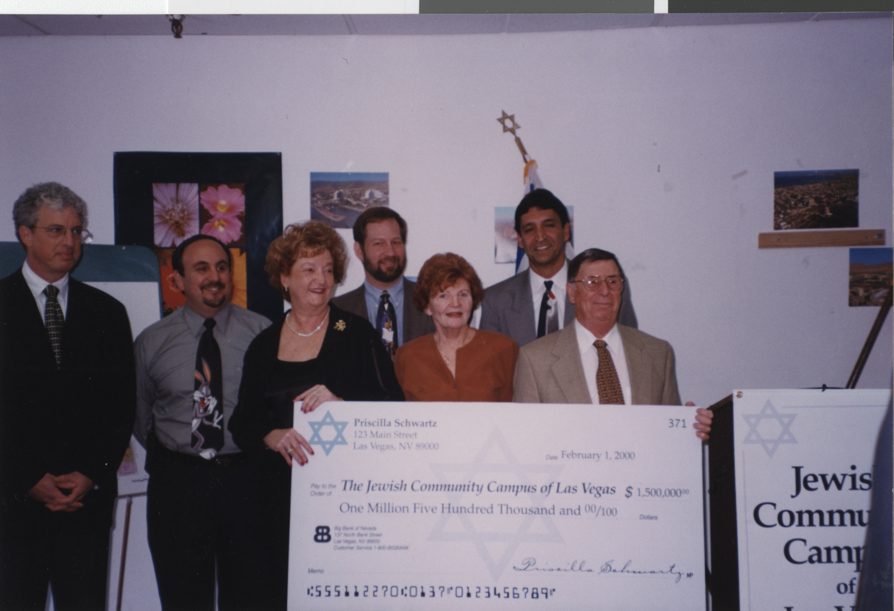 Photograph of event hosted by the Jewish Federation of Las Vegas, 2000s