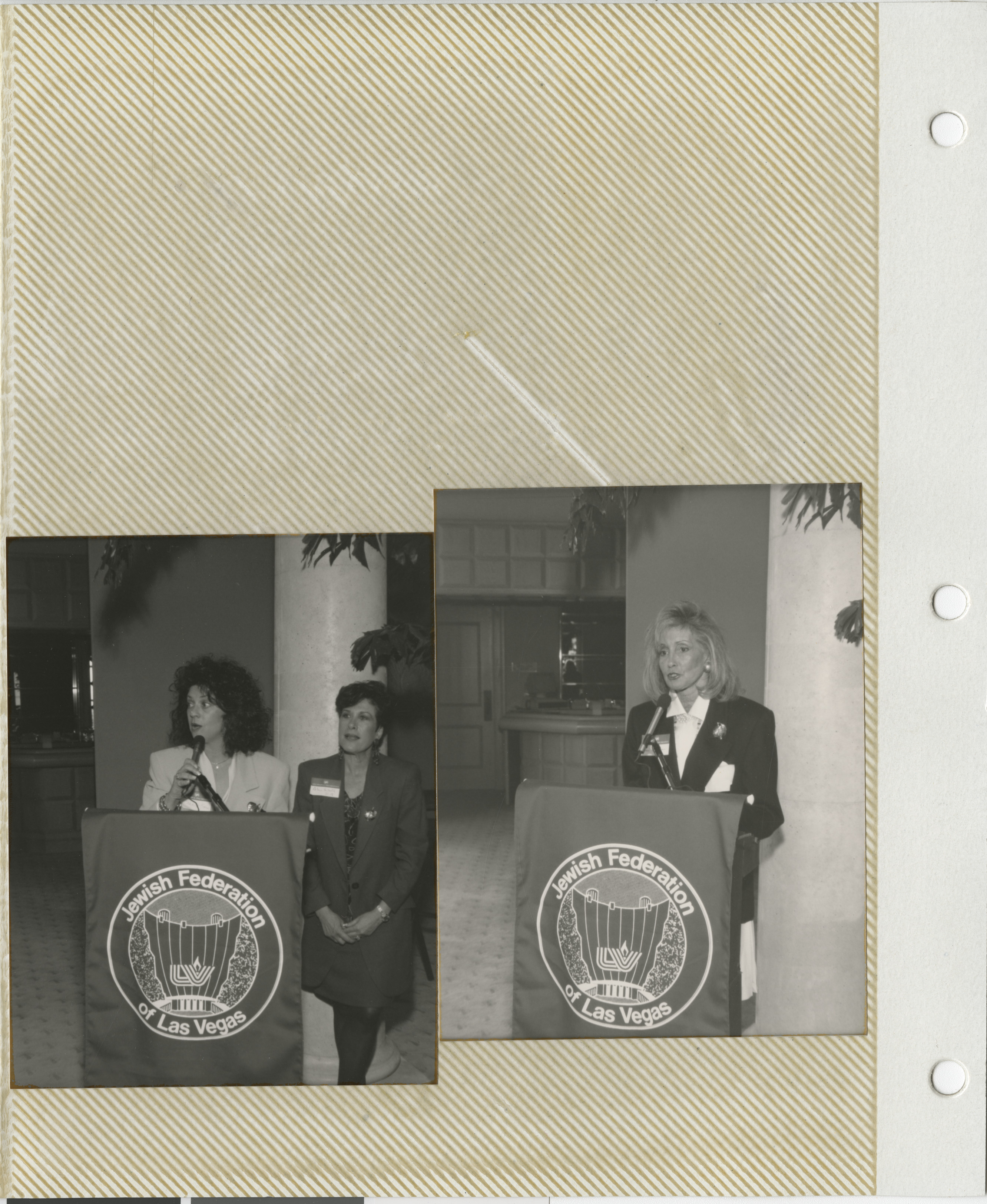 Photograph of event hosted by the Jewish Federation of Las Vegas, 1987-1989