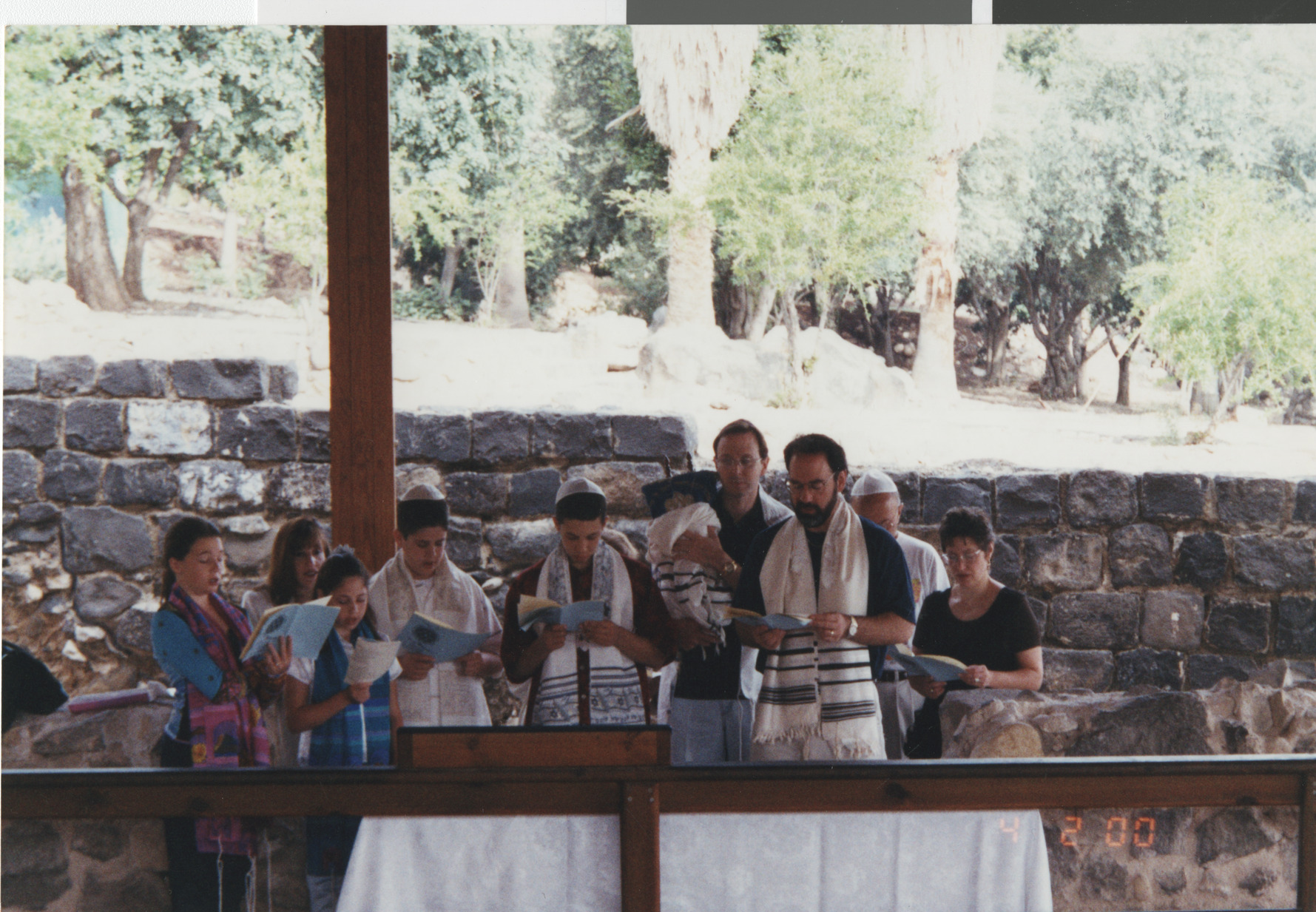 Photograph of mission trip to Israel, 1999-2003