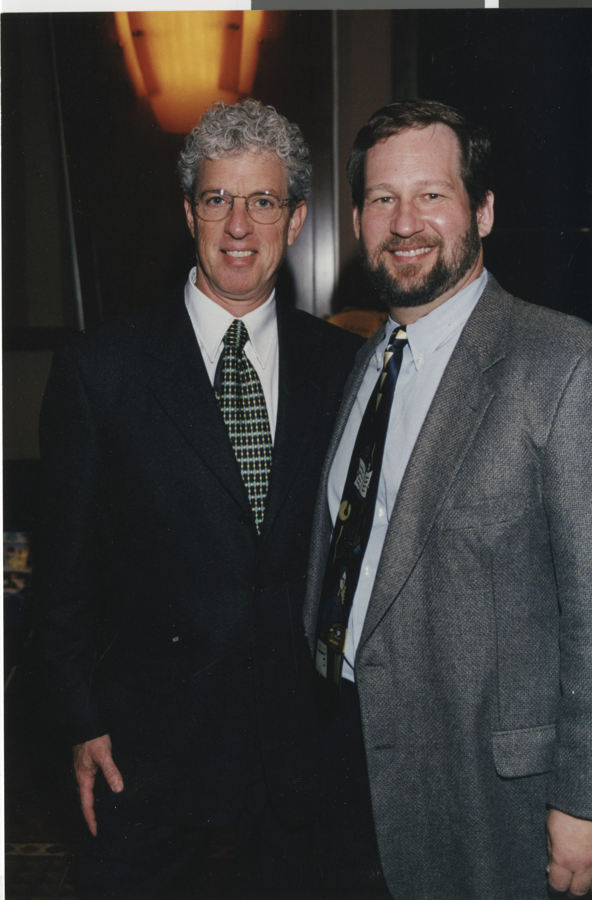 Photograph of Federation president Doug Unger and JFSA president Eli Schwartz at Real Estate Construction Division Event, 2007