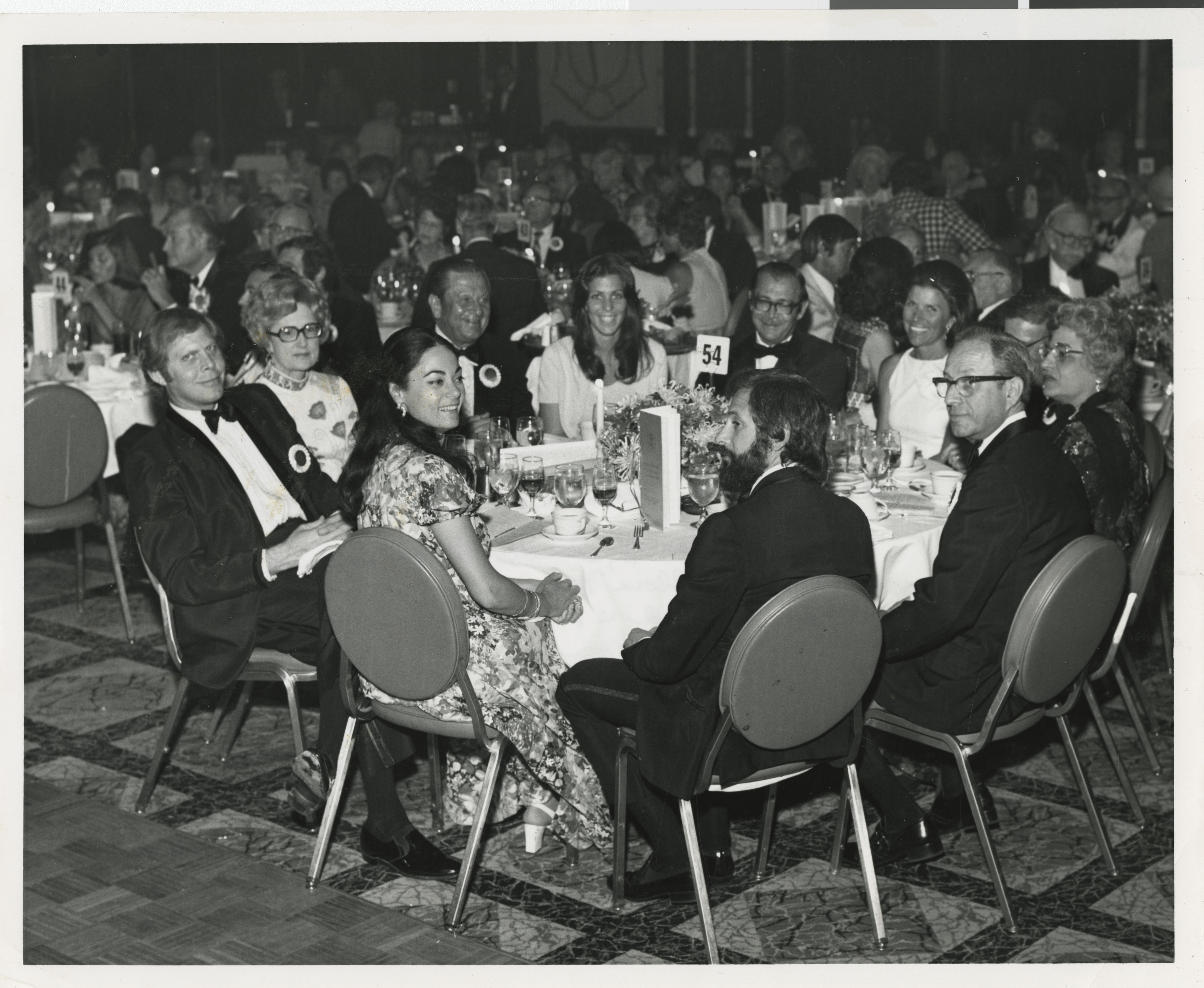 Group photograph at the CJA Ball, May 1973