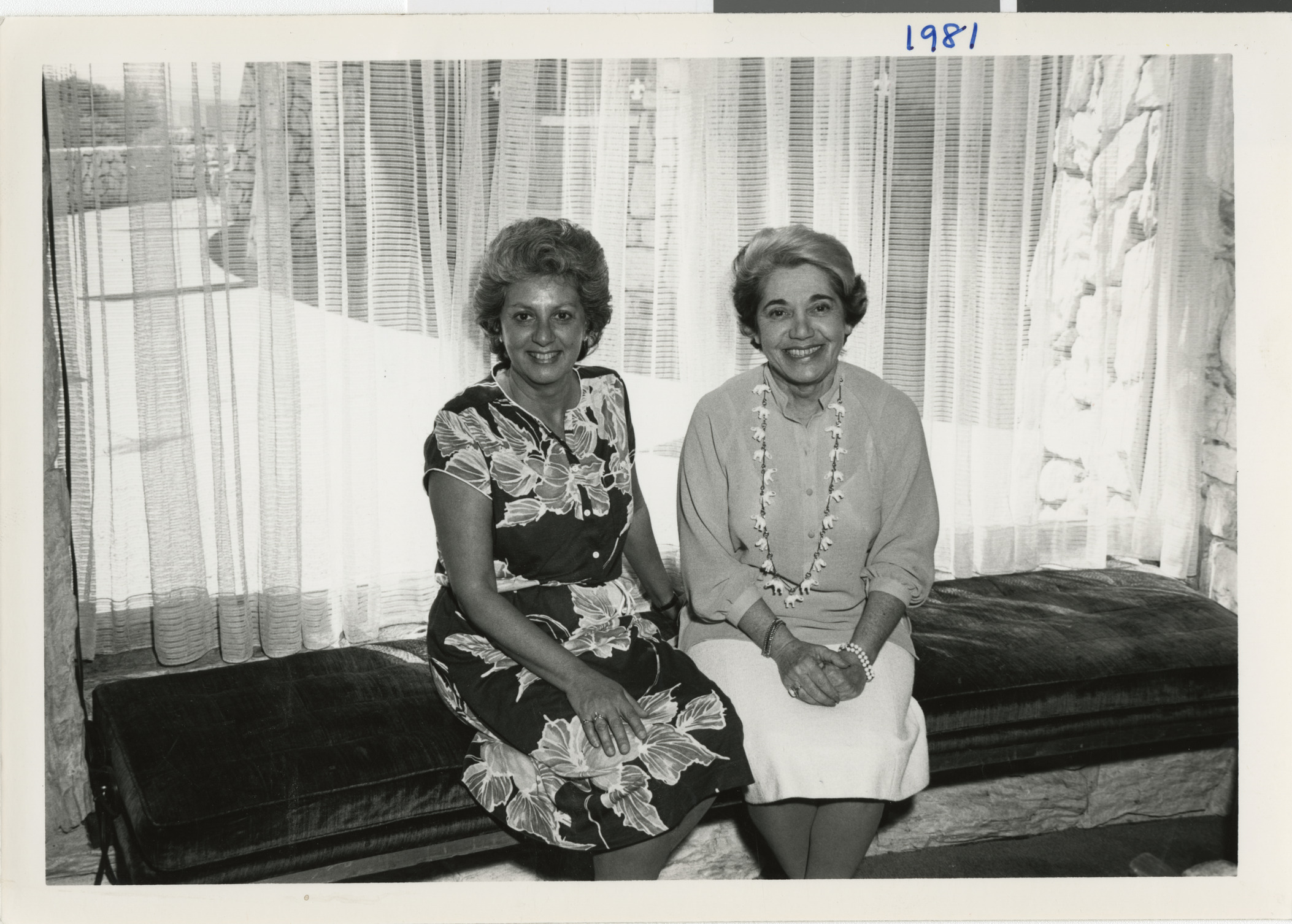 Dorothy Eisenberg and Edythe Katz, May 1981