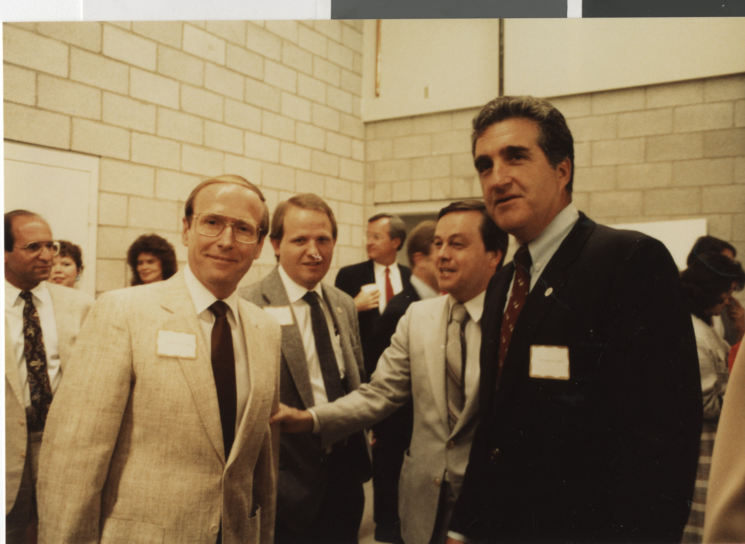 Photograph of Ron Lurie at an event, circa 1978